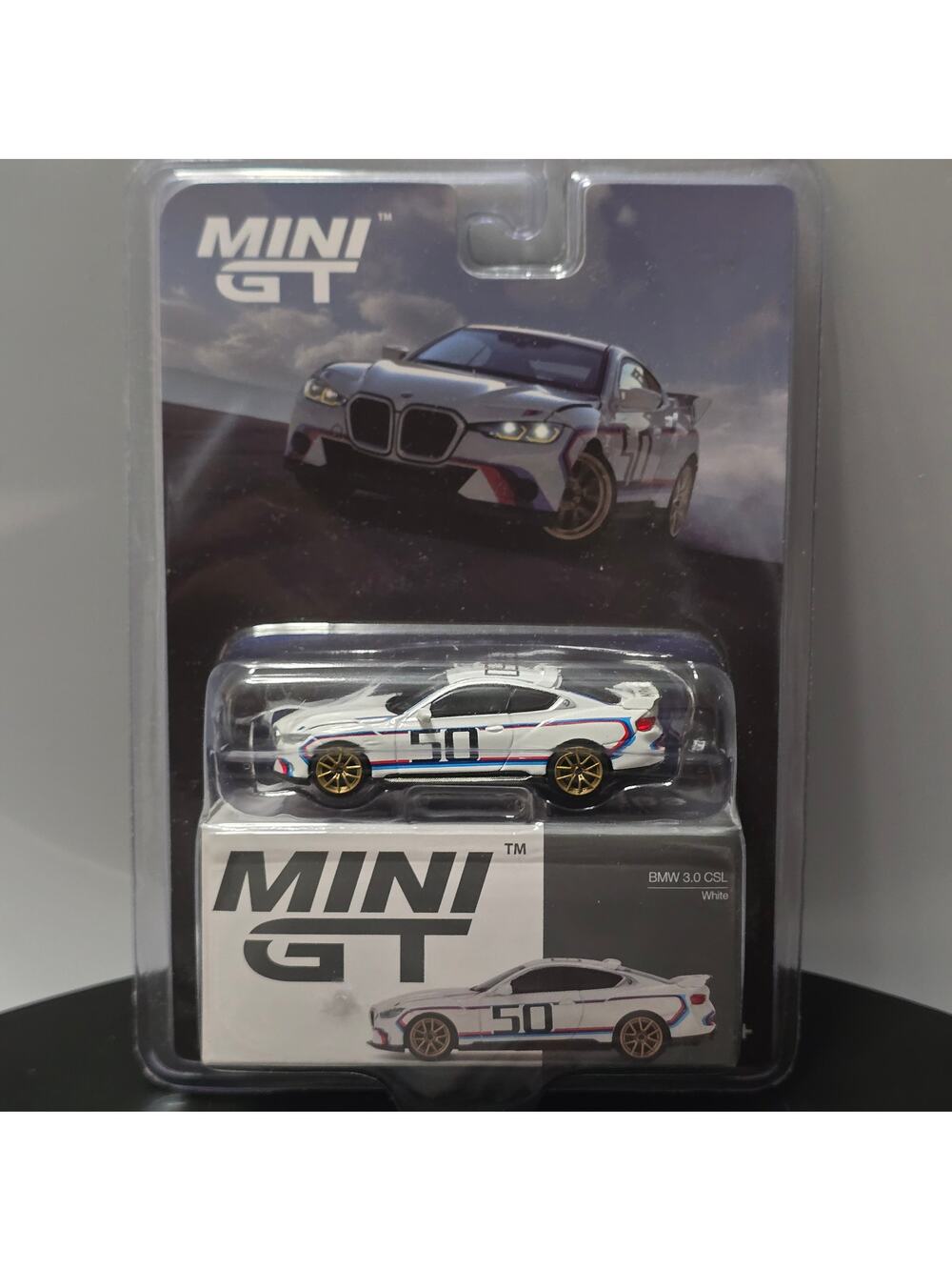 BMW 3.0 CSL White Mini GT #863 1:64 50